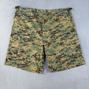 Military Shorts Mens 2XL Cargo Woodland Marpat Camouflage MCCUU Marines